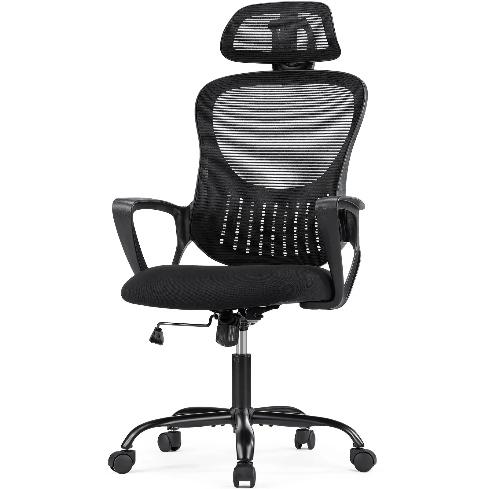 Home Office Desk Chair, Ergonomic Computer High-Back Mesh Rolling Work Task Chairs with Wheels and Adjustable Headrests
