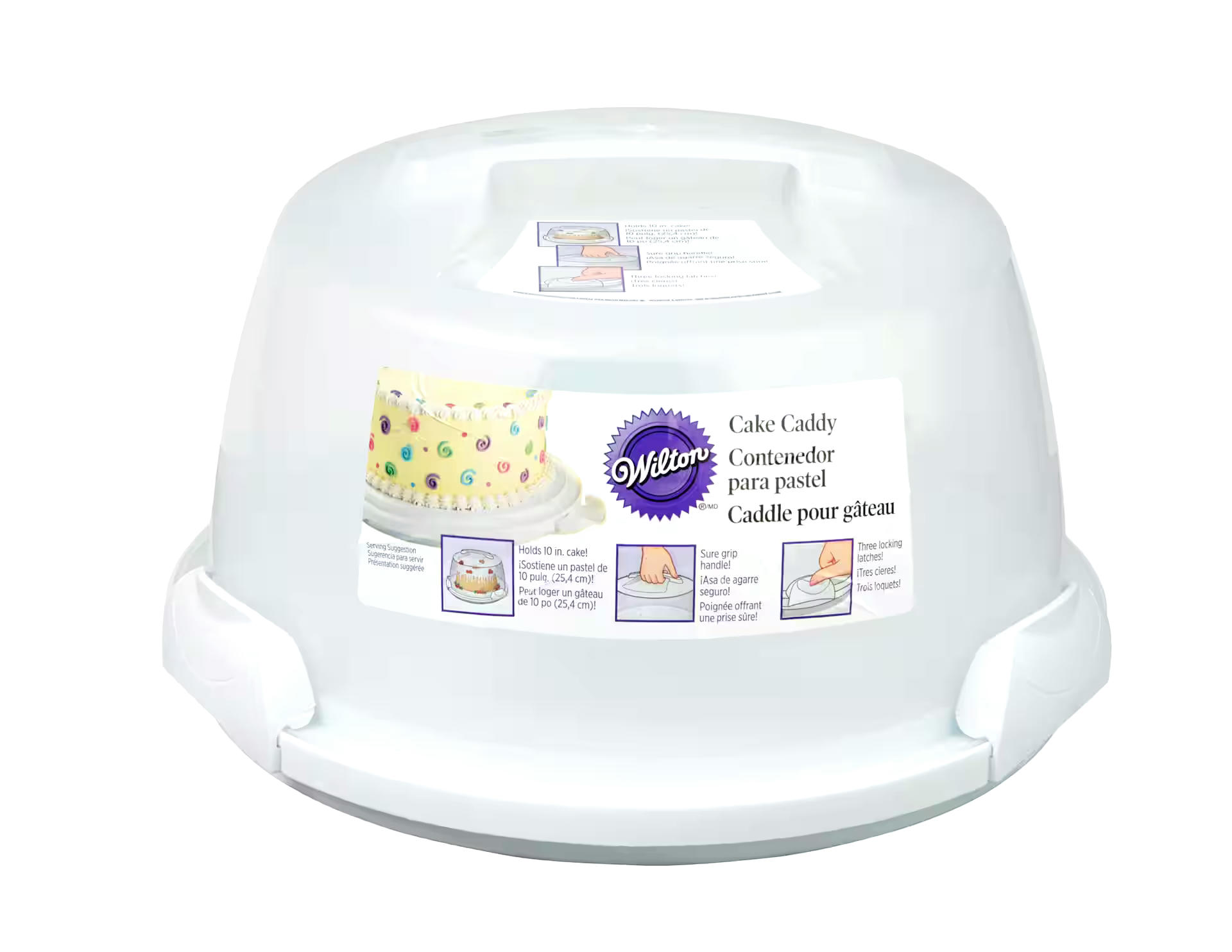 Wilton Plastic Cake Caddy, 6 x 13-in