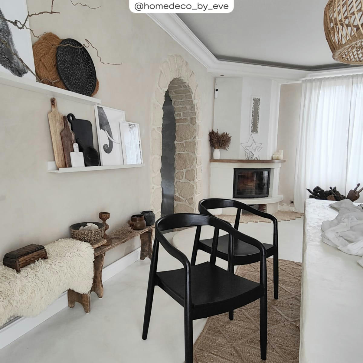 LOMBOK - Chaise en bois de teck noir