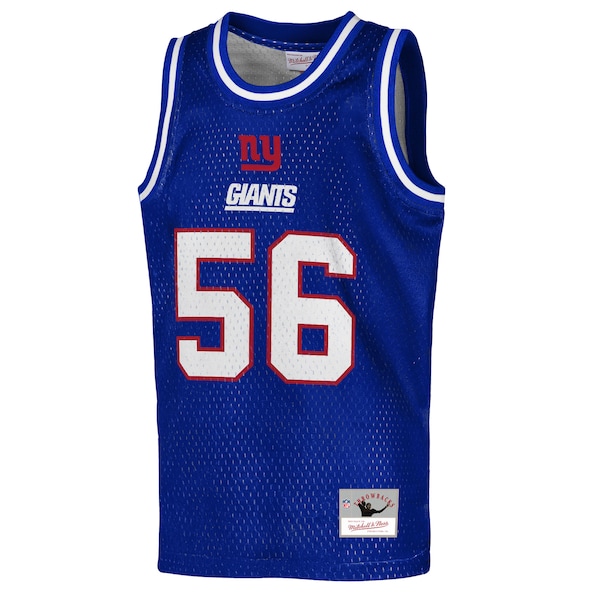 Lawrence Taylor New York Giants  Youth Retired Player NFL Basketball Fashion Jersey - Royal