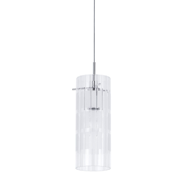 Lampa wisząca chromowana półprzezroczysty Max 1xE27x60W Italux