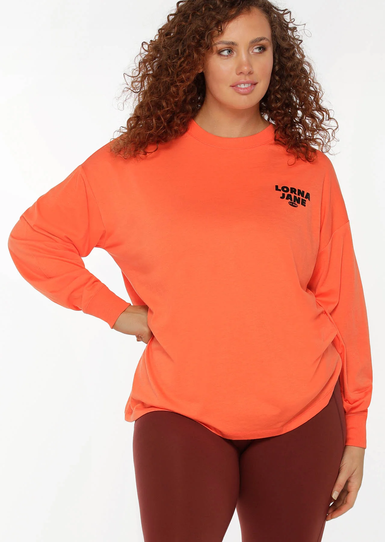 Take Care Oversized Long Sleeve Top