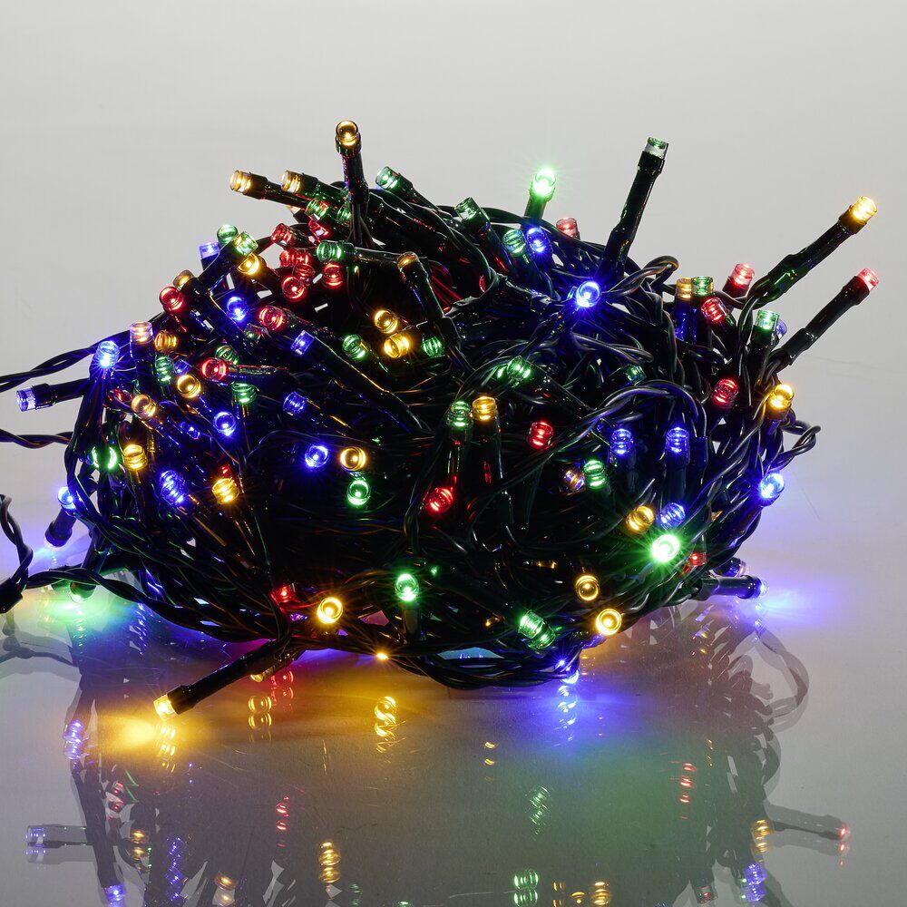 Guirlande de No&euml;l lumineuse 50LED multicolore L367cm