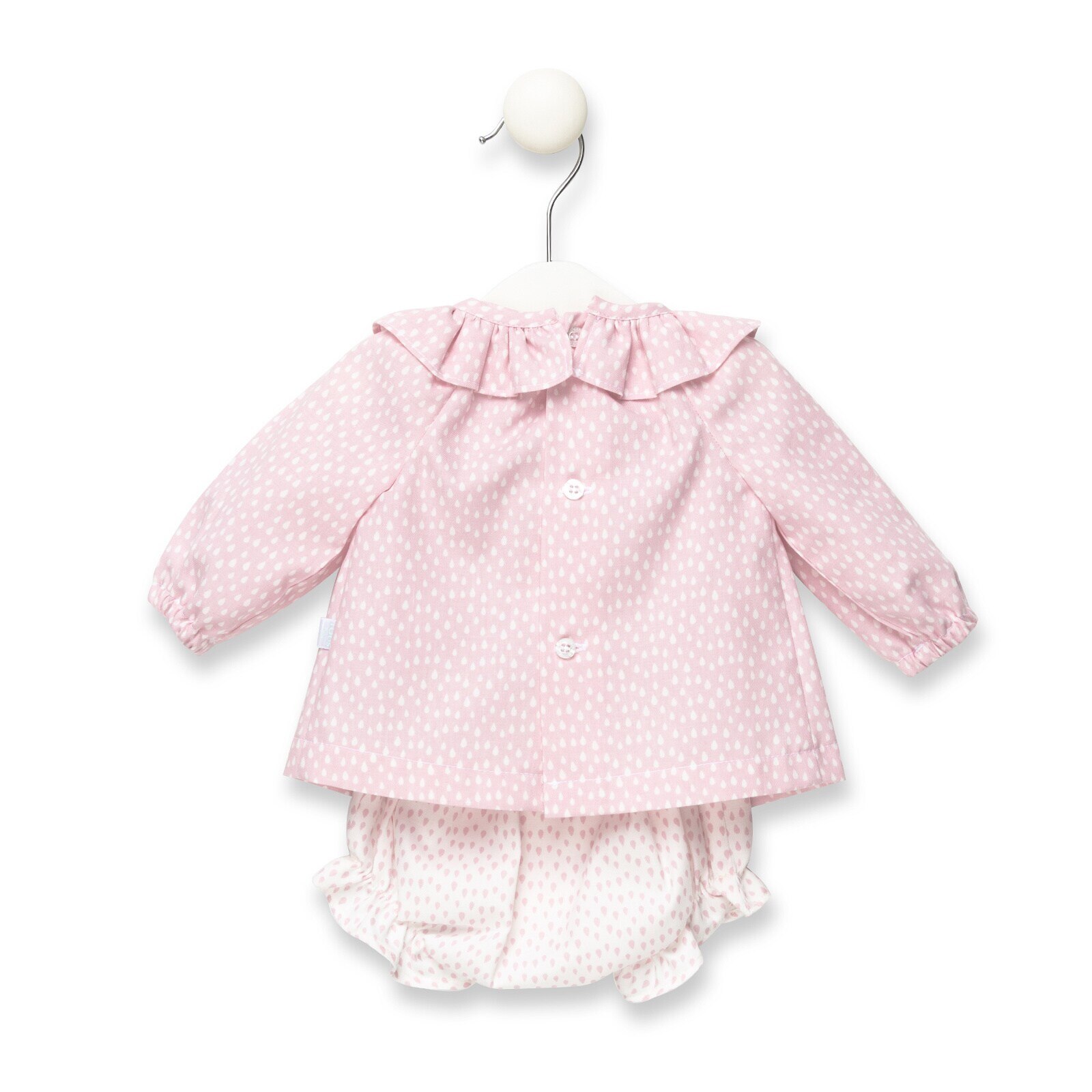 Conjunto blusa y pololo Drip Rosa
