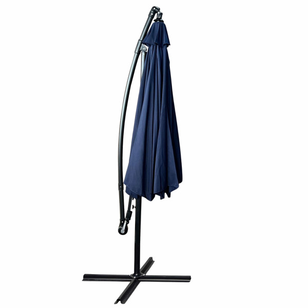 Parasol ogrodowy ASTER UV ciemnoniebieski 300x300x245 cm