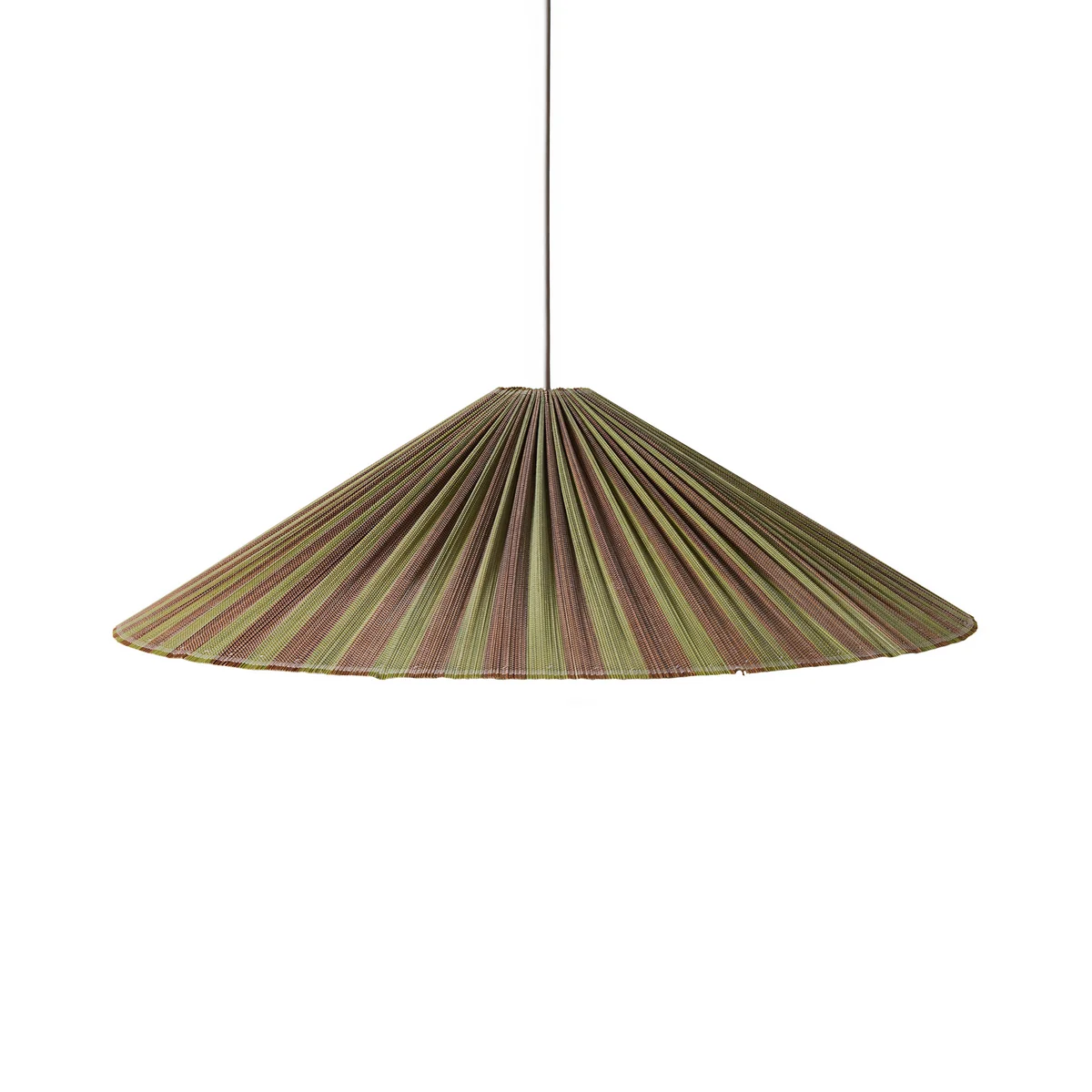 HKliving - Plisse Pendelleuchte, verdura