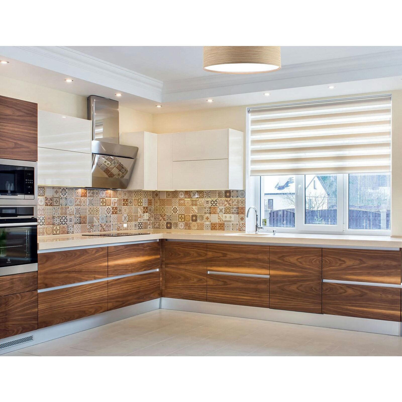 NATURAL - Plafonnier Tissu Bois clair