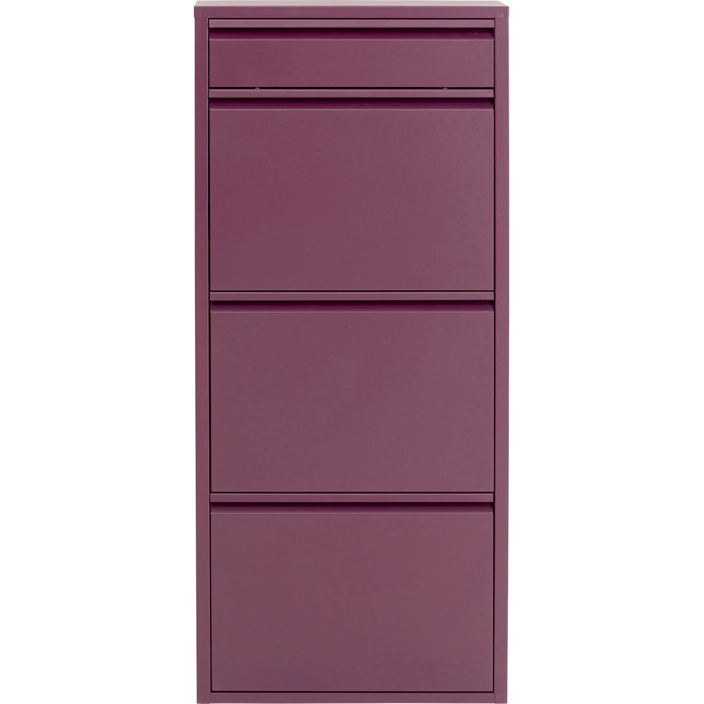 Kare Design Schoenenkast Caruso paars 3 1 laden