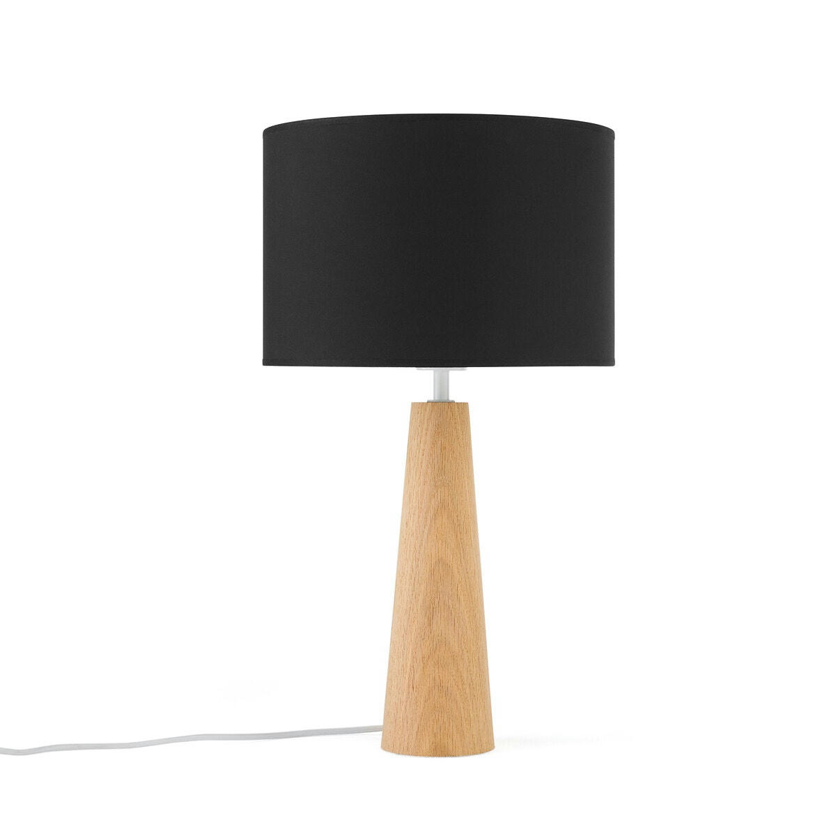 Pied de lampe à poser en chêne, Obelia