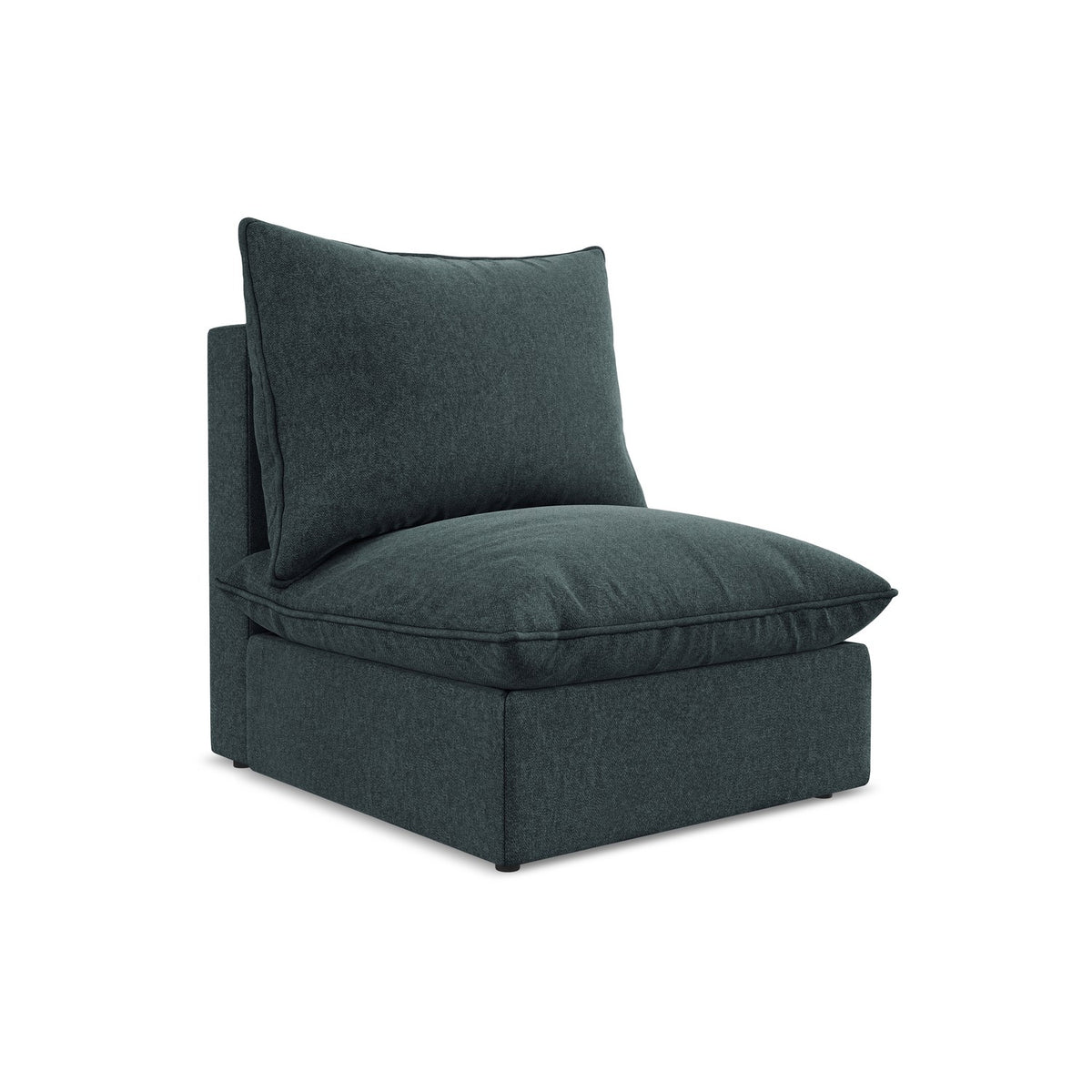 LaMiaSofa Bankmodule midden Ravenna - velours - marien - 75x90x77