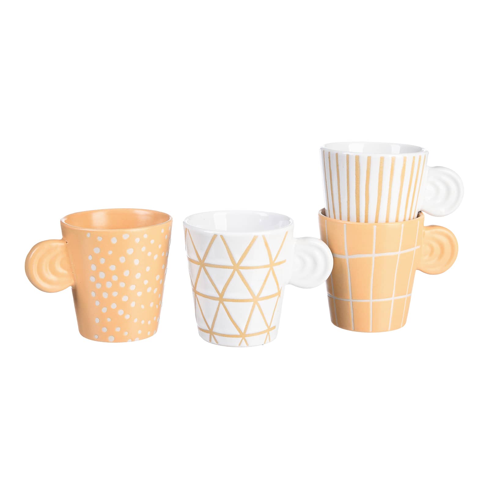 Espressotassen-Set Creme, 4 -tlg.