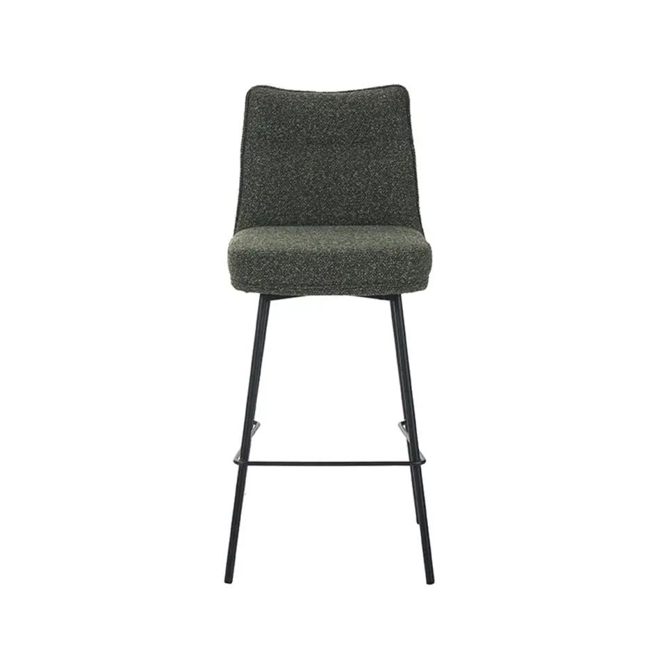 LABEL51 Barkruk Lennon - Forest - Boucle - set van 2