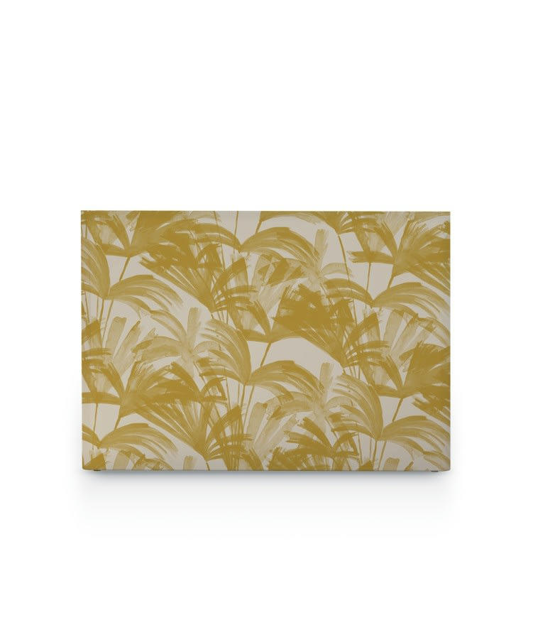 ANNI - Tête de lit avec housse Jaune de Naples 160 cm