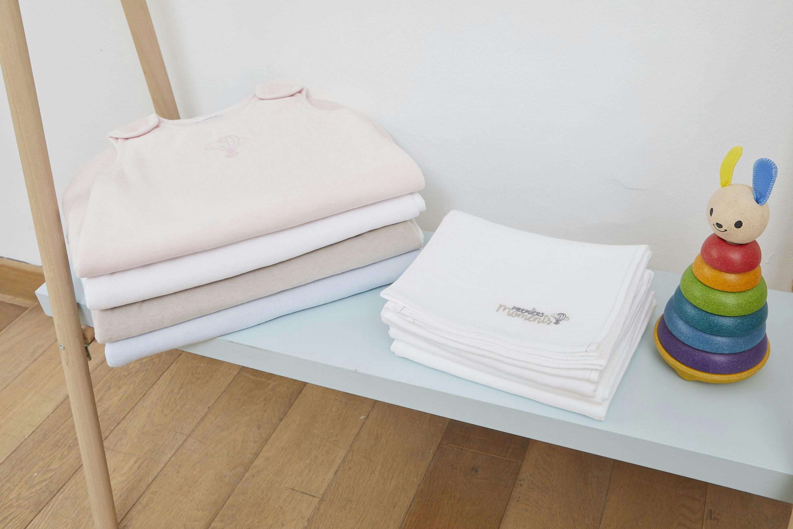 - Gigoteuse Velours 0-3 mois 100% Coton Bio couleur Nuage