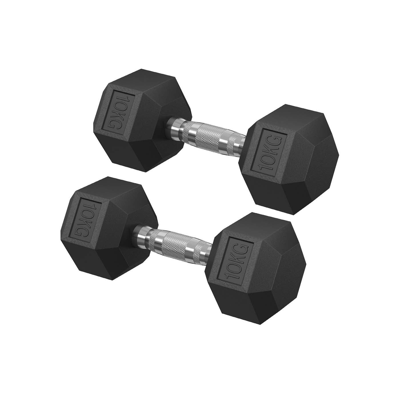 Ensemble d’haltères hexagonaux antidérapants