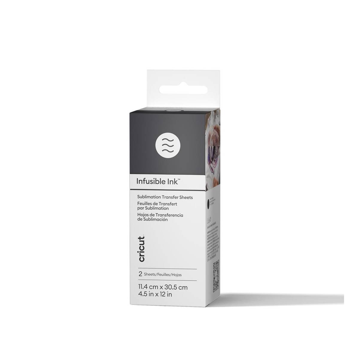 Cricut Black Infusible Ink Transfer Sheets 4.5 x 12 Inches 2 Pack