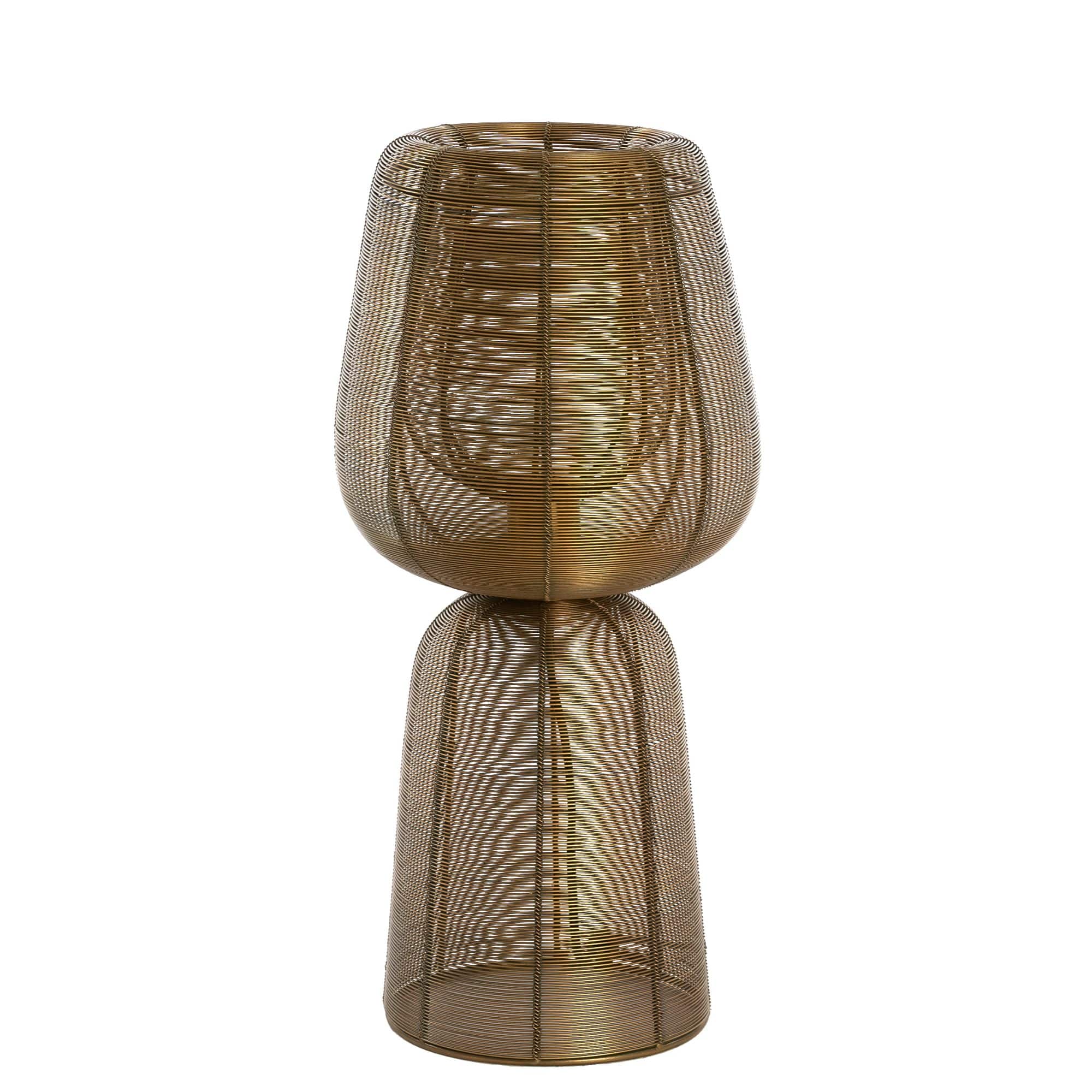 Light & Living tafellamp ABOSO - brons - Ø24cm