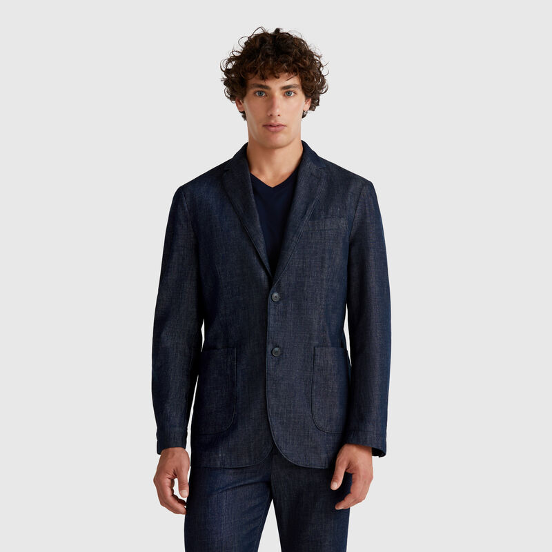 Chambray blazer