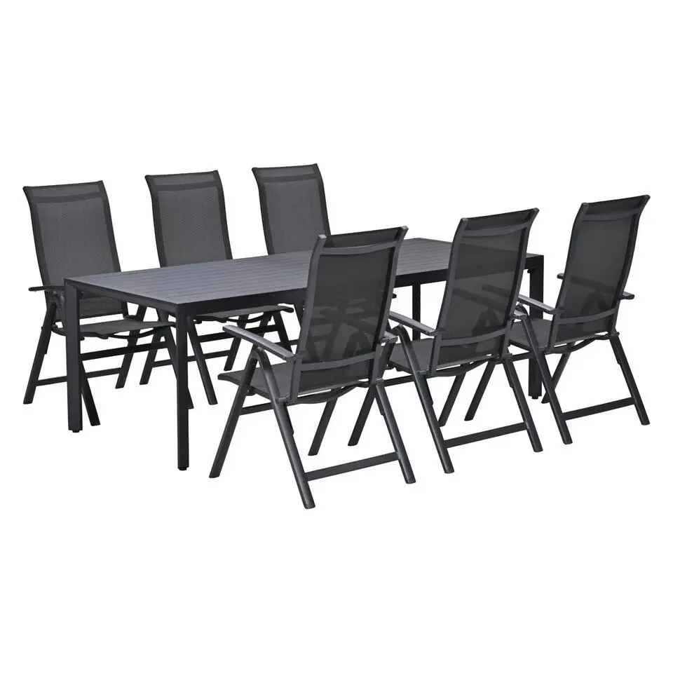 Garden Impressions Siena - Kasper tuinset 7-delig verstelbaar