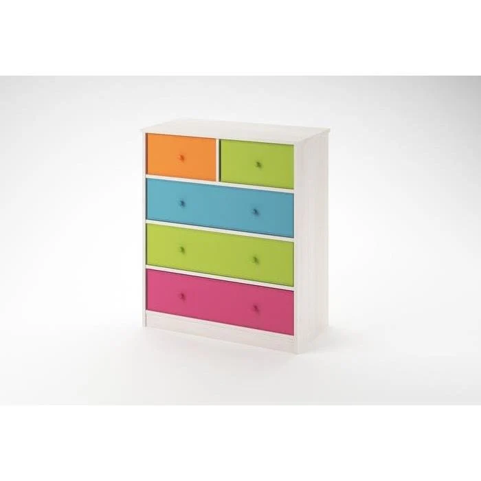 Avenue Greene Crystal Storage Chest with 5 Fabric Bins