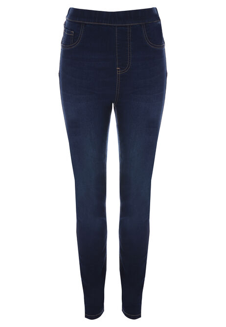 Womens Dark Blue Kate Shaper Jeggings