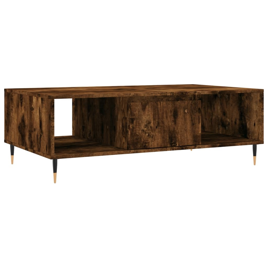 Stolik Kawowy Ława Stół Brązowy 104x60x35 Przegrody Do Salonu Do Pokoju