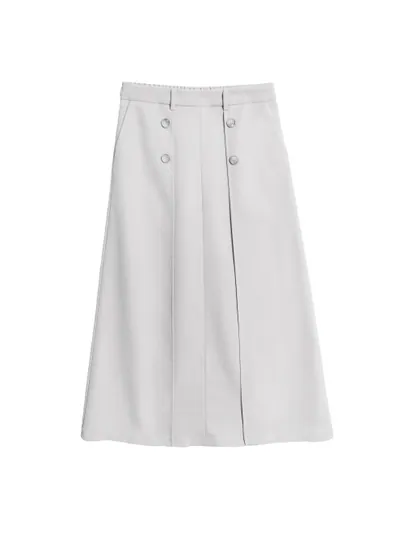 Buttons Detail Skirt - 26SDK098C
