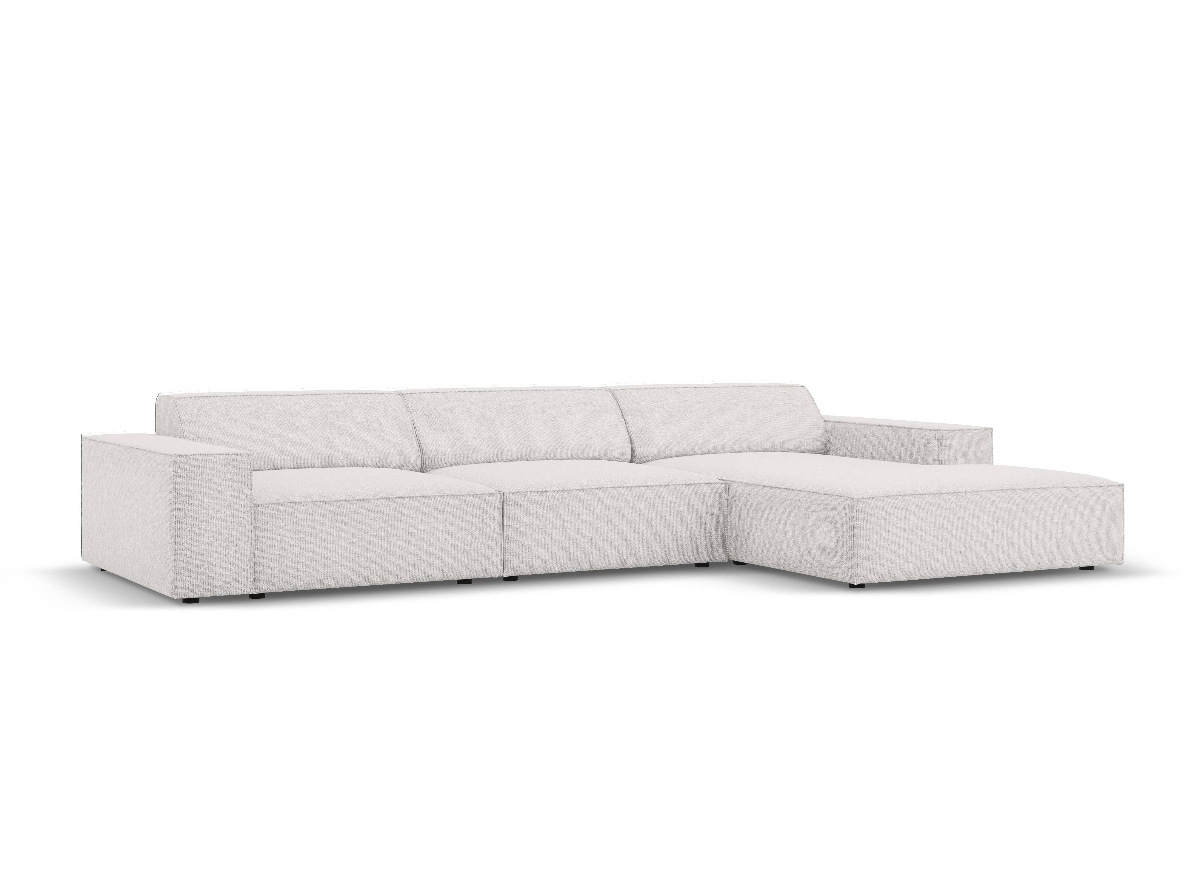 4-zitshoekbank Jodie rechts chenille