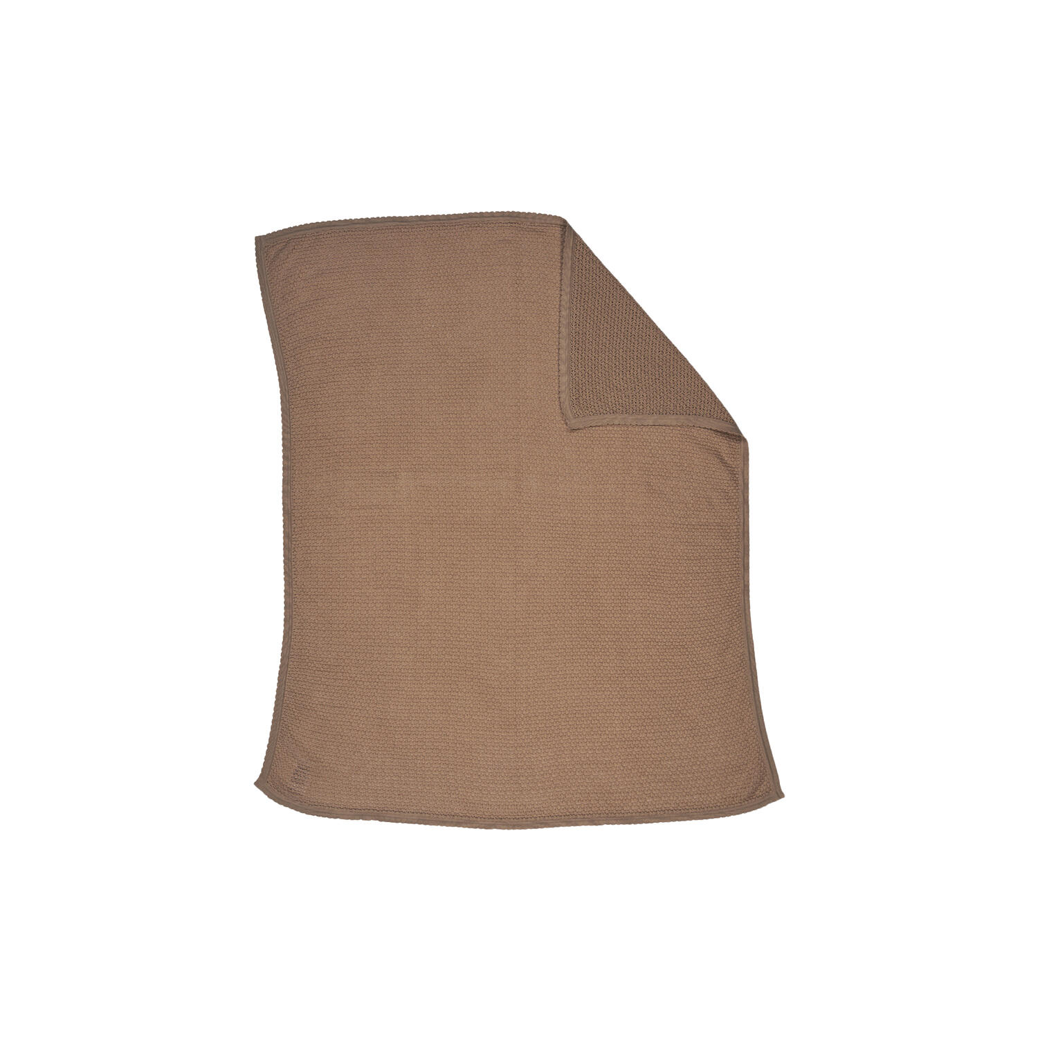POINTELLE strikket t&aelig;ppe, walnut