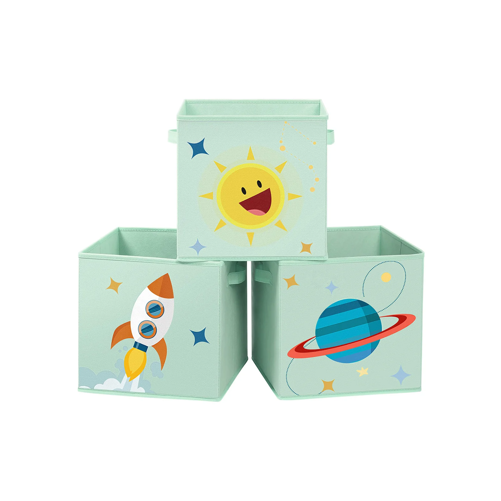 Boîte de rangement avec poignées