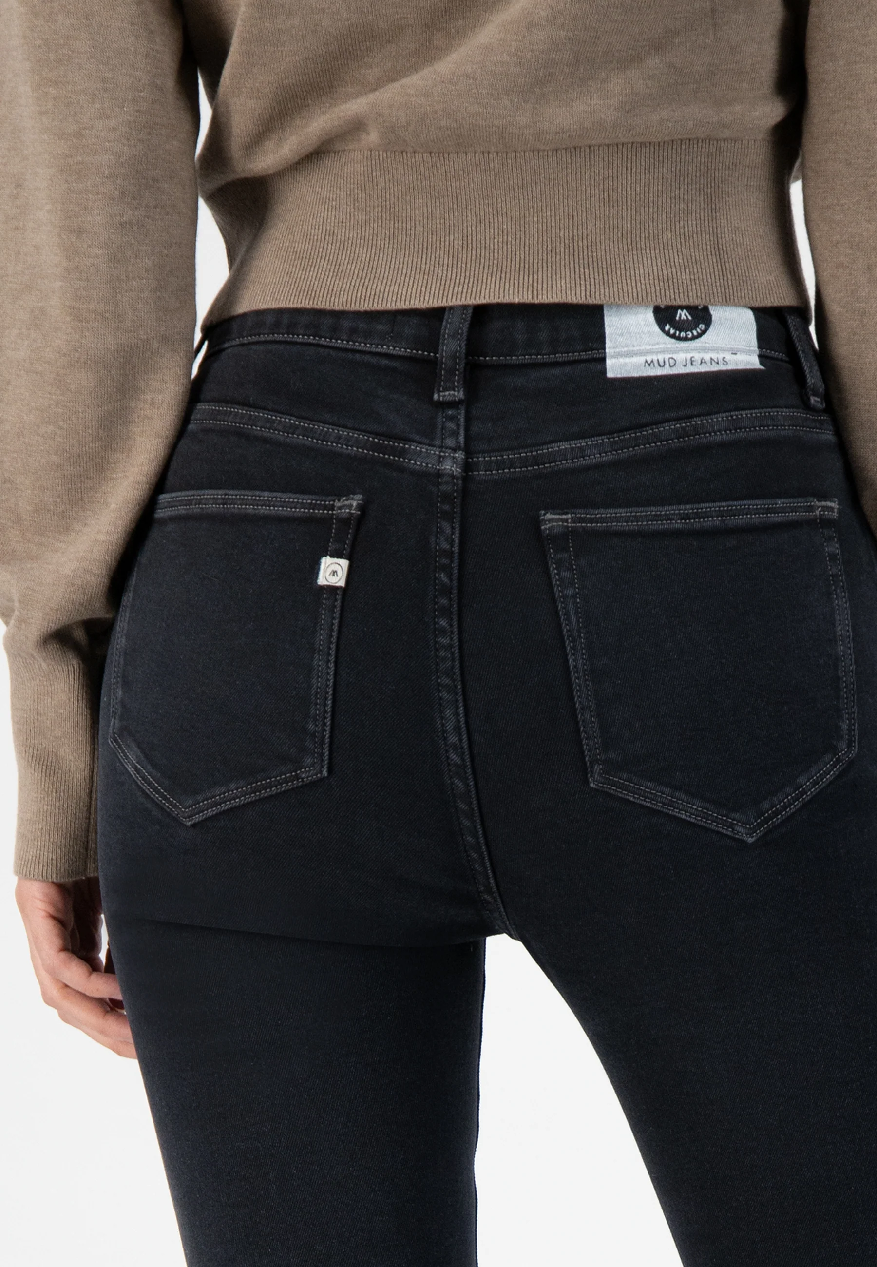 Sky Rise Skinny - Stone Black