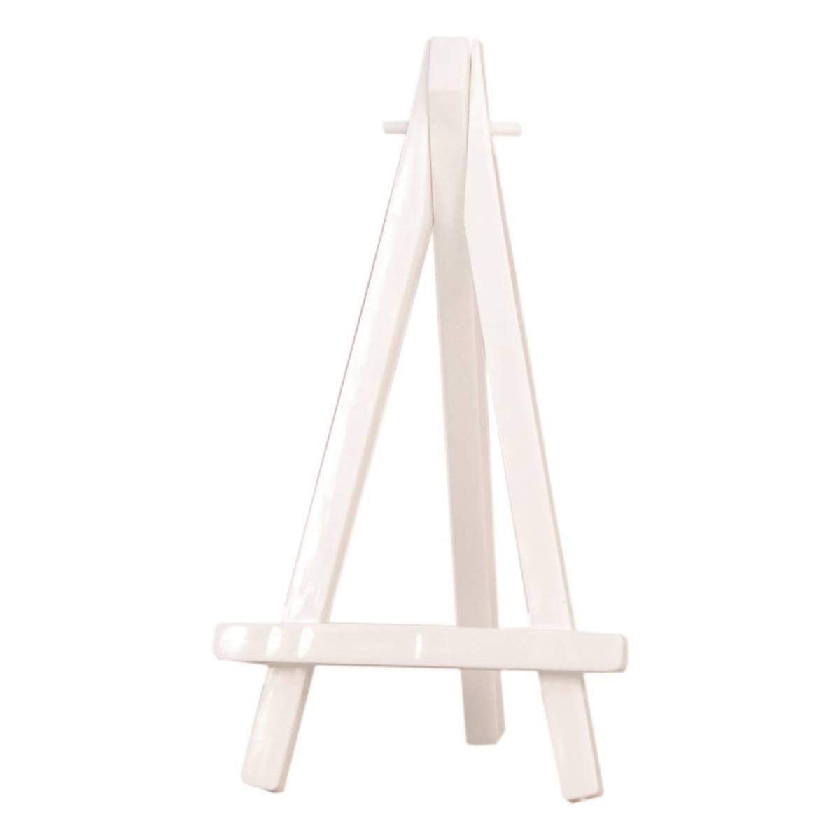 White Plastic Mini Easel 15cm x 8cm x 8.5cm