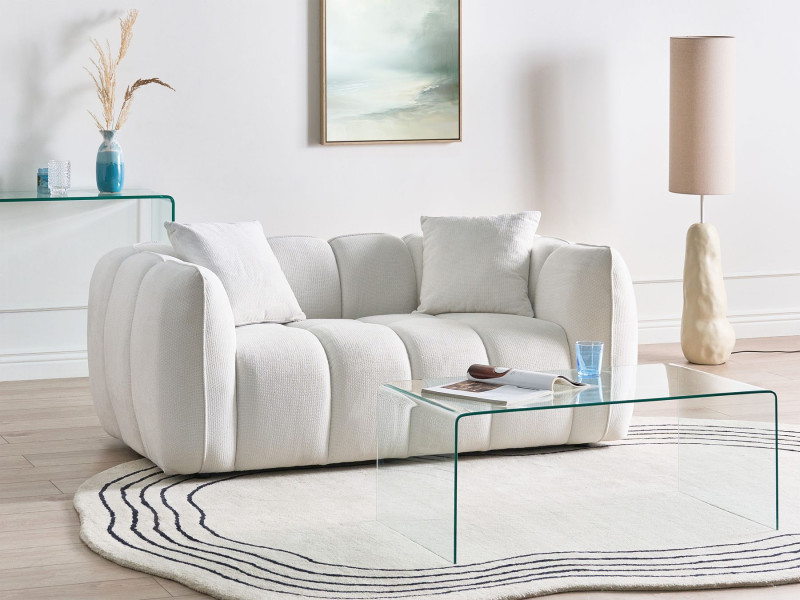 Sofa NESS Złamana biel dla 2 osób