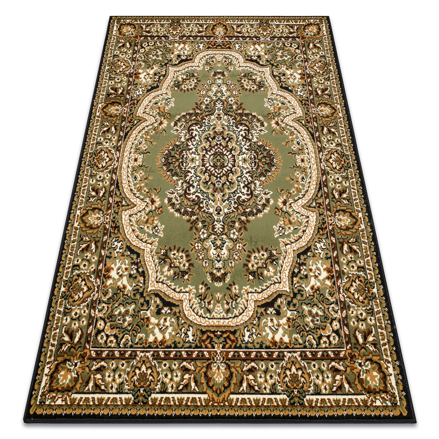 Dywan BCF Morad WIOSNA Ornament, klasyczny - oliwka zielony 60x110 cm