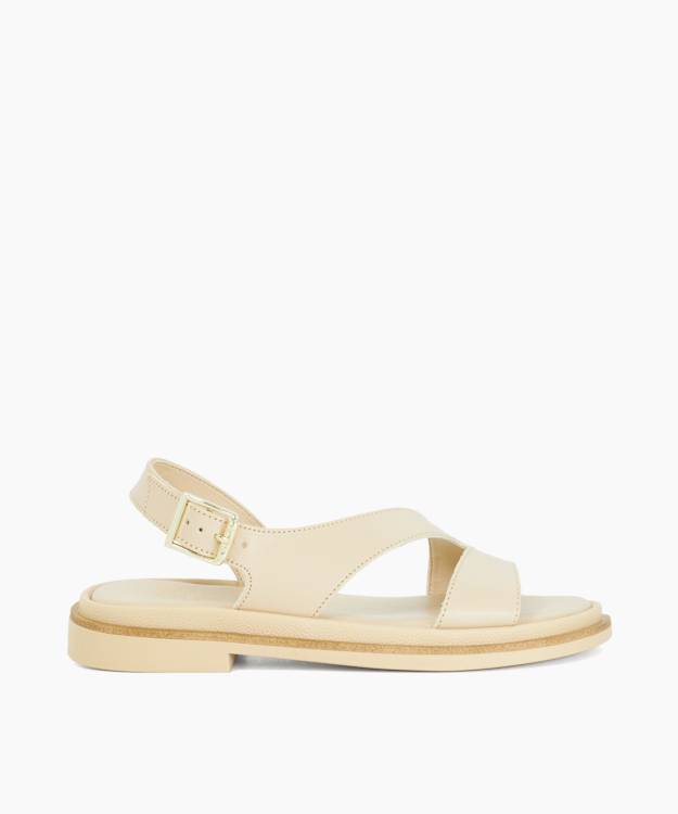 Larko Ecru - Leather Sandals