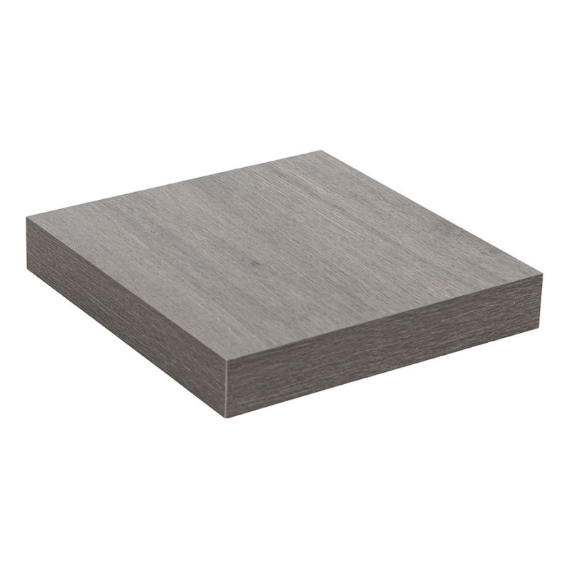 Tablette murale Chêne anthracite 23,5 x 23,5 x 3,8 cm PRACTO HOME