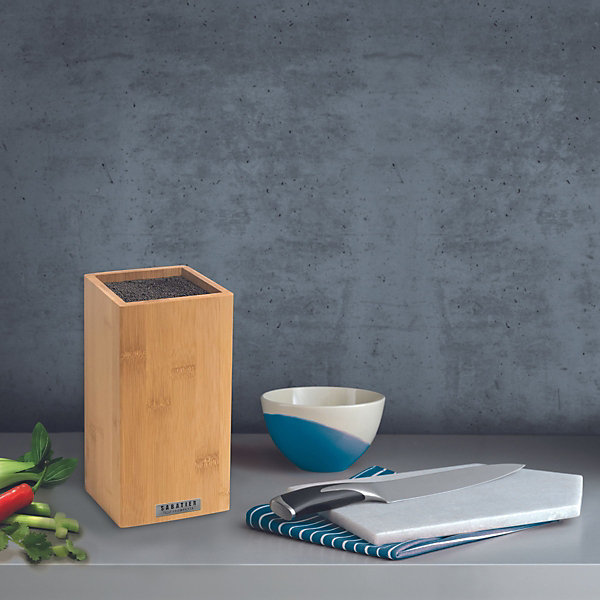 Bloc bois clair &tiges spaghetti noires Bois clair - Bloc universel par Sabatier Trompette