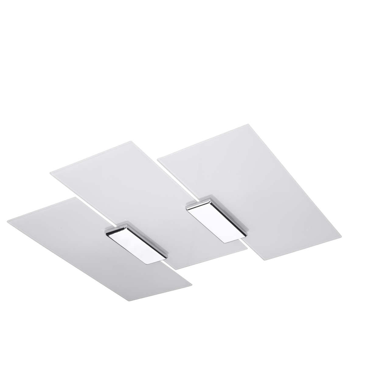 Plafon TIZIANO srebrno-biały 3xE27x15W wym:7x42x40cm IP20 Pure Lume