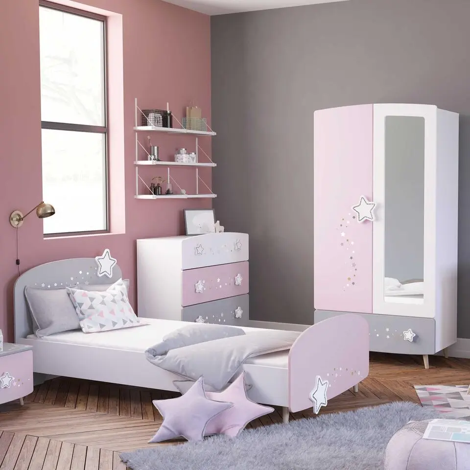 Kleerkast Stellar - 95 x 51,6 x 186,8 cm - Melaminecoating