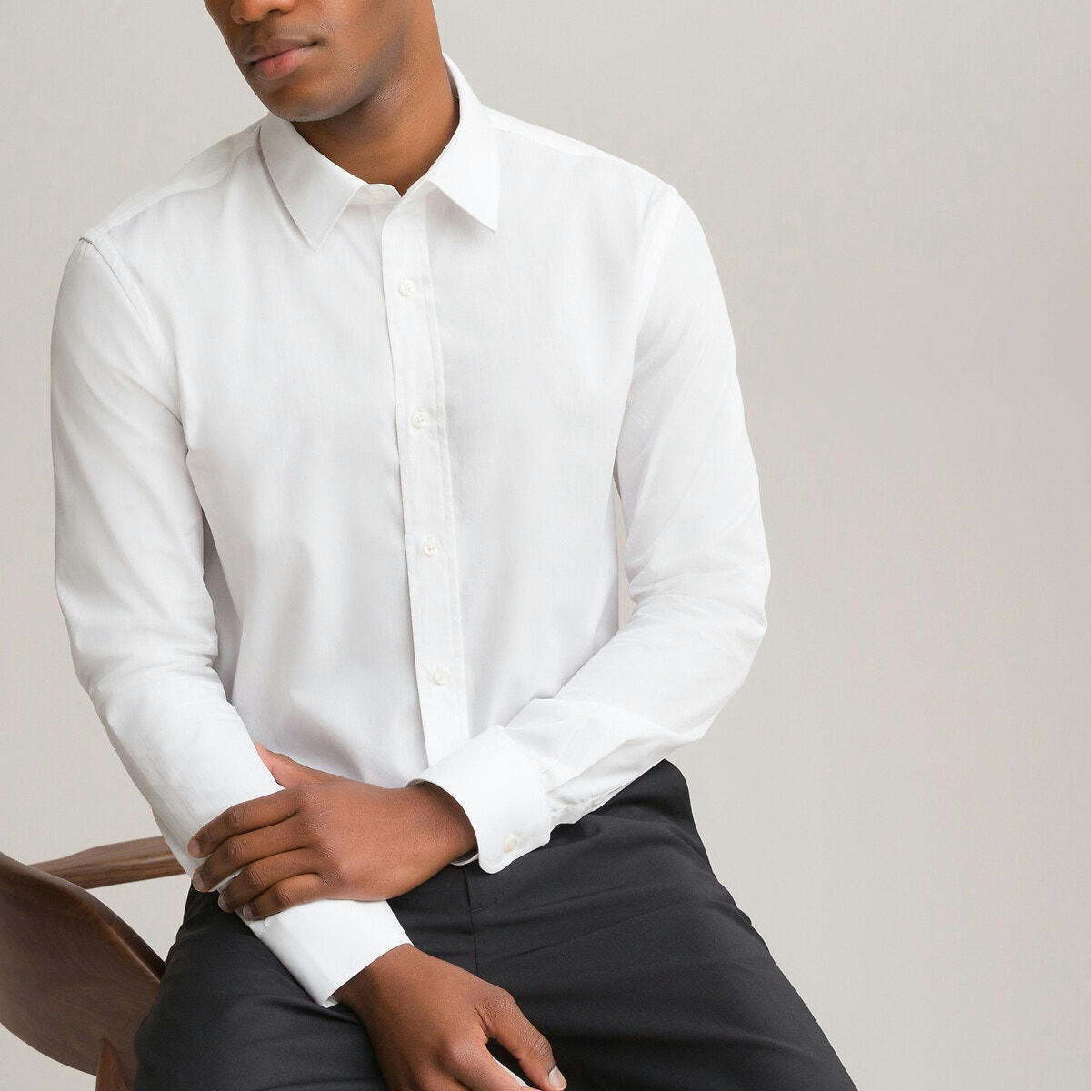 Chemise slim Signature, col français