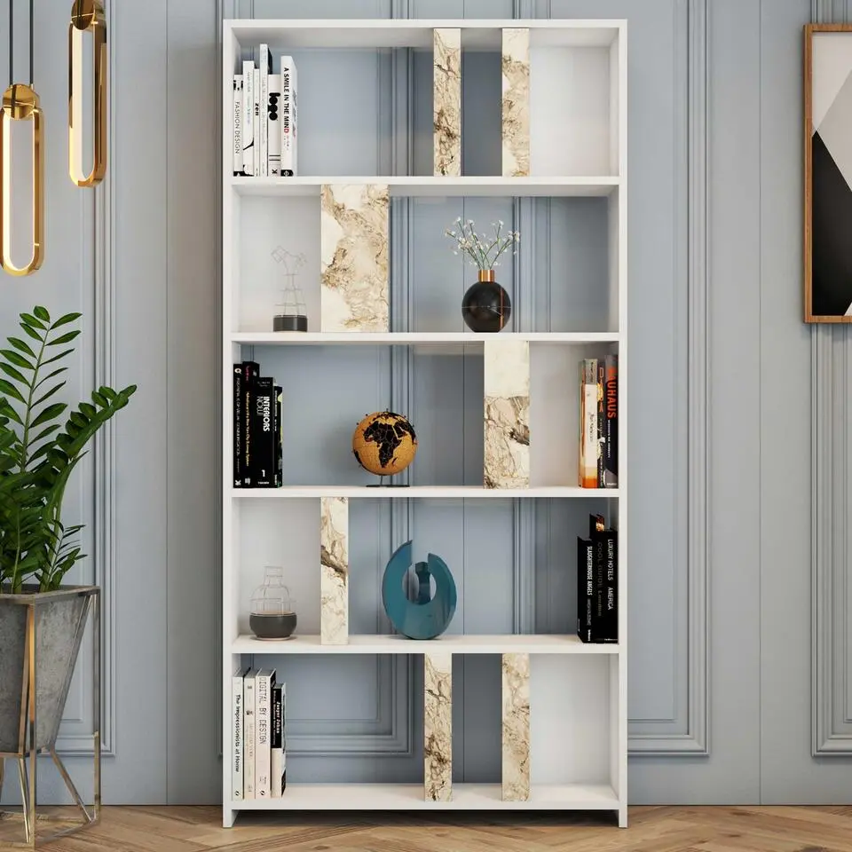 Lima B Boekenkast - 100% MELAMINE - Wit