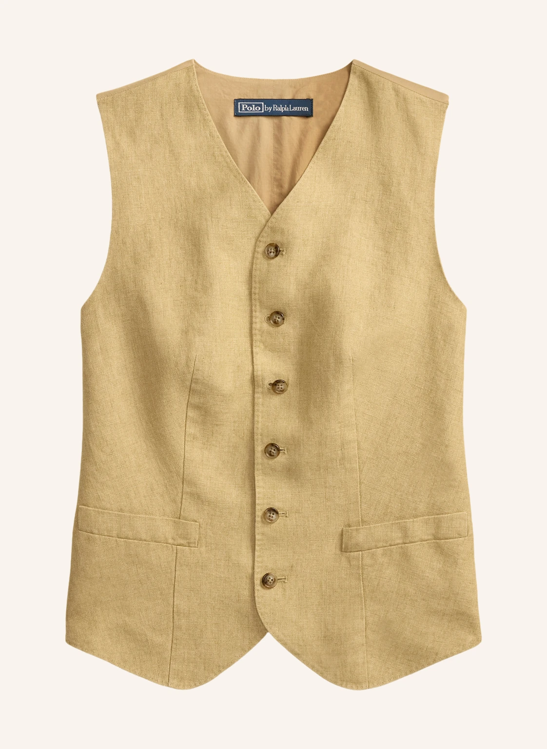 POLO RALPH LAUREN Blazerweste mit Leinen