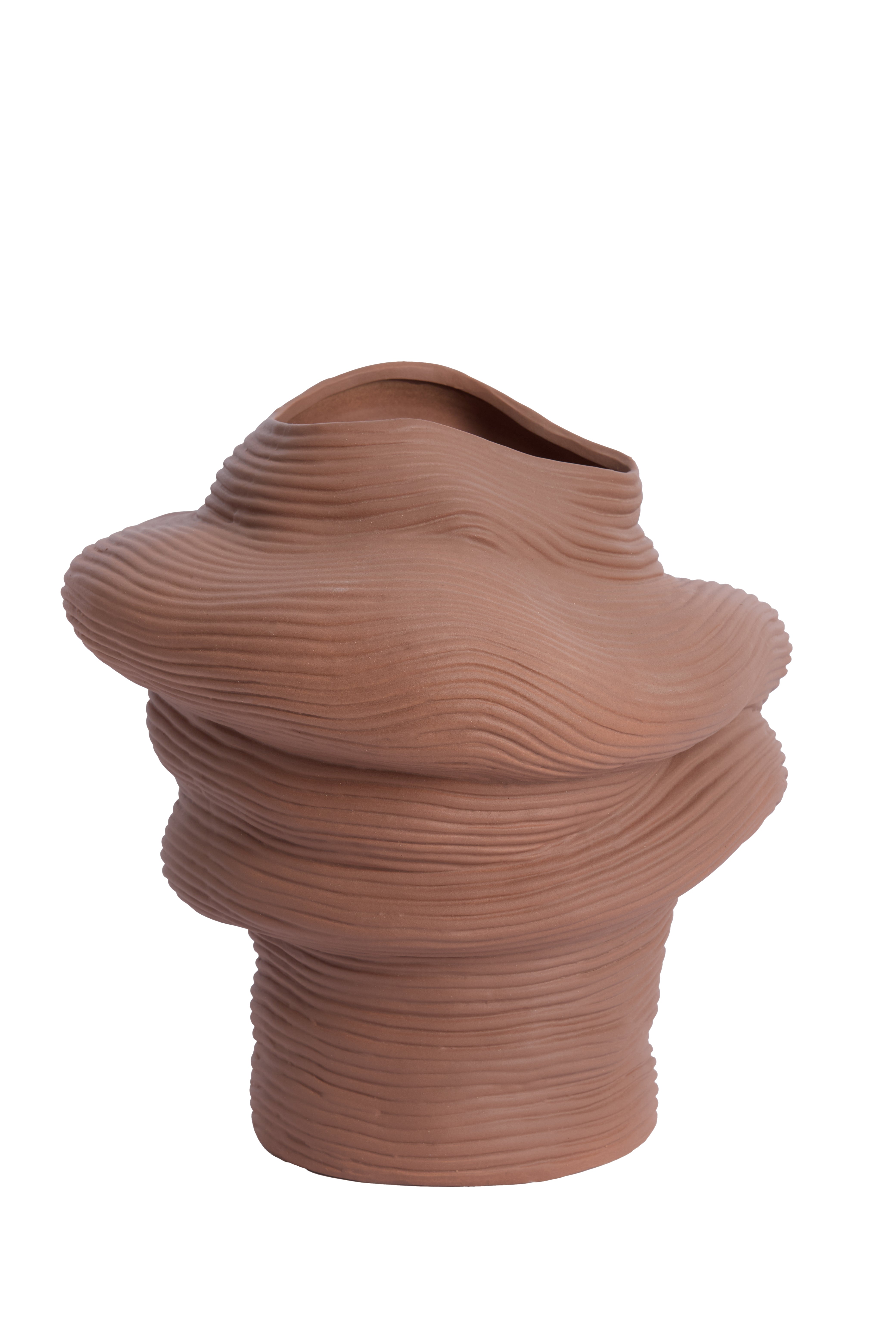 Light & Living vaas LUZZ - 33.5x32x34cm - oranje