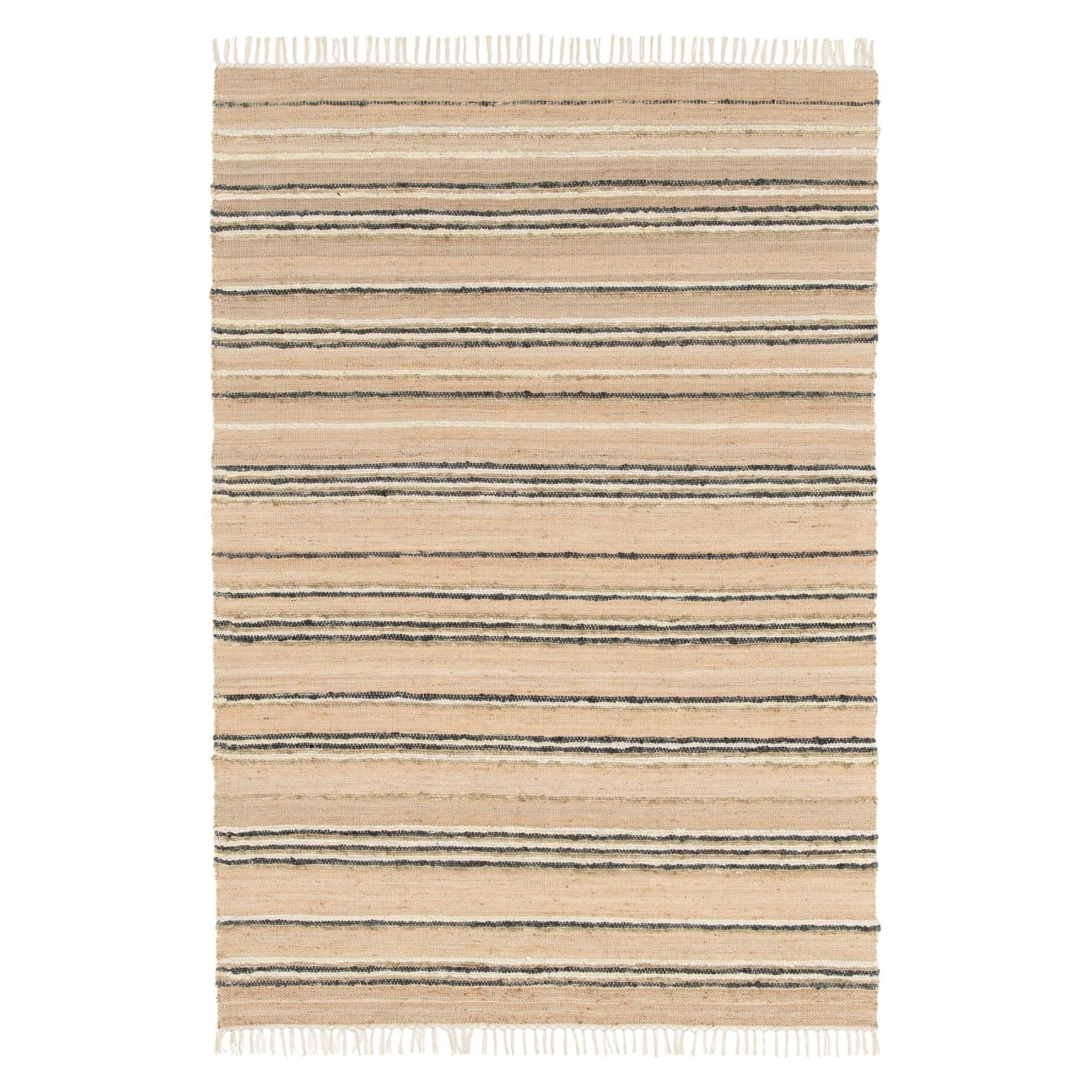 AFK Living vloerkleed Raj - handgemaakt - 60% handgekaarde wol, 30% jute, 10% katoen - 160 x 230 cm