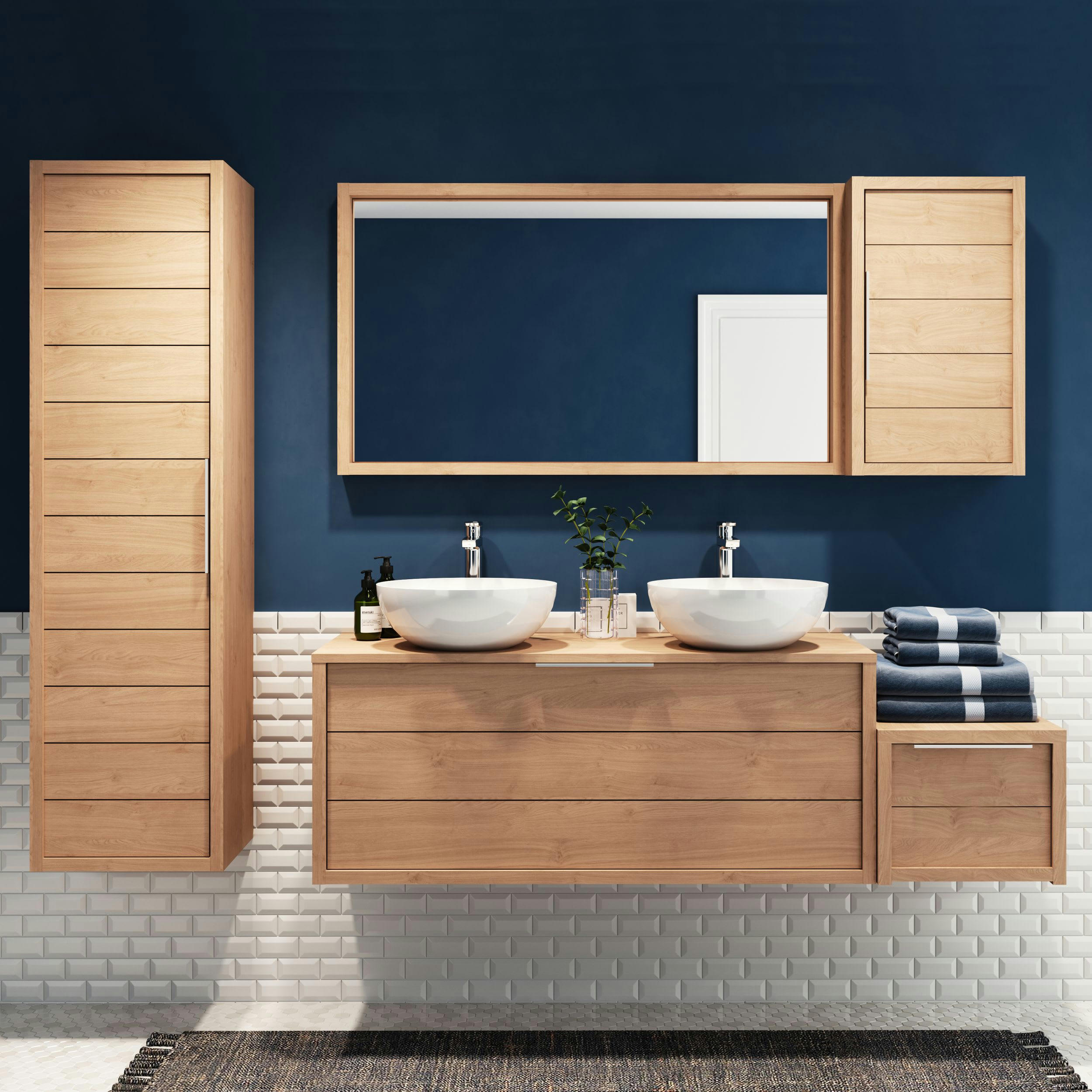 SORENTO - Meuble bas design bois marron