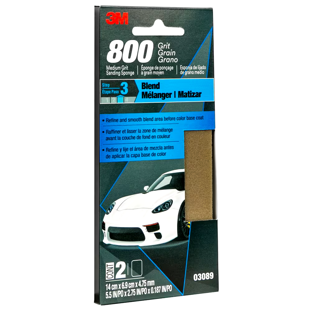 3M Performance Soft Sanding Sponge, 2-pk