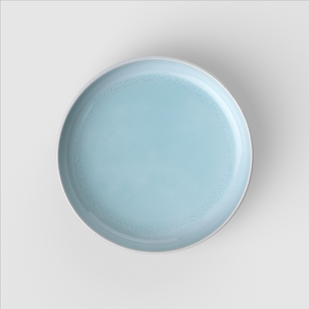 Crafted Pasta bowl - Blue, 15.3 oz, Premium Porcelain
