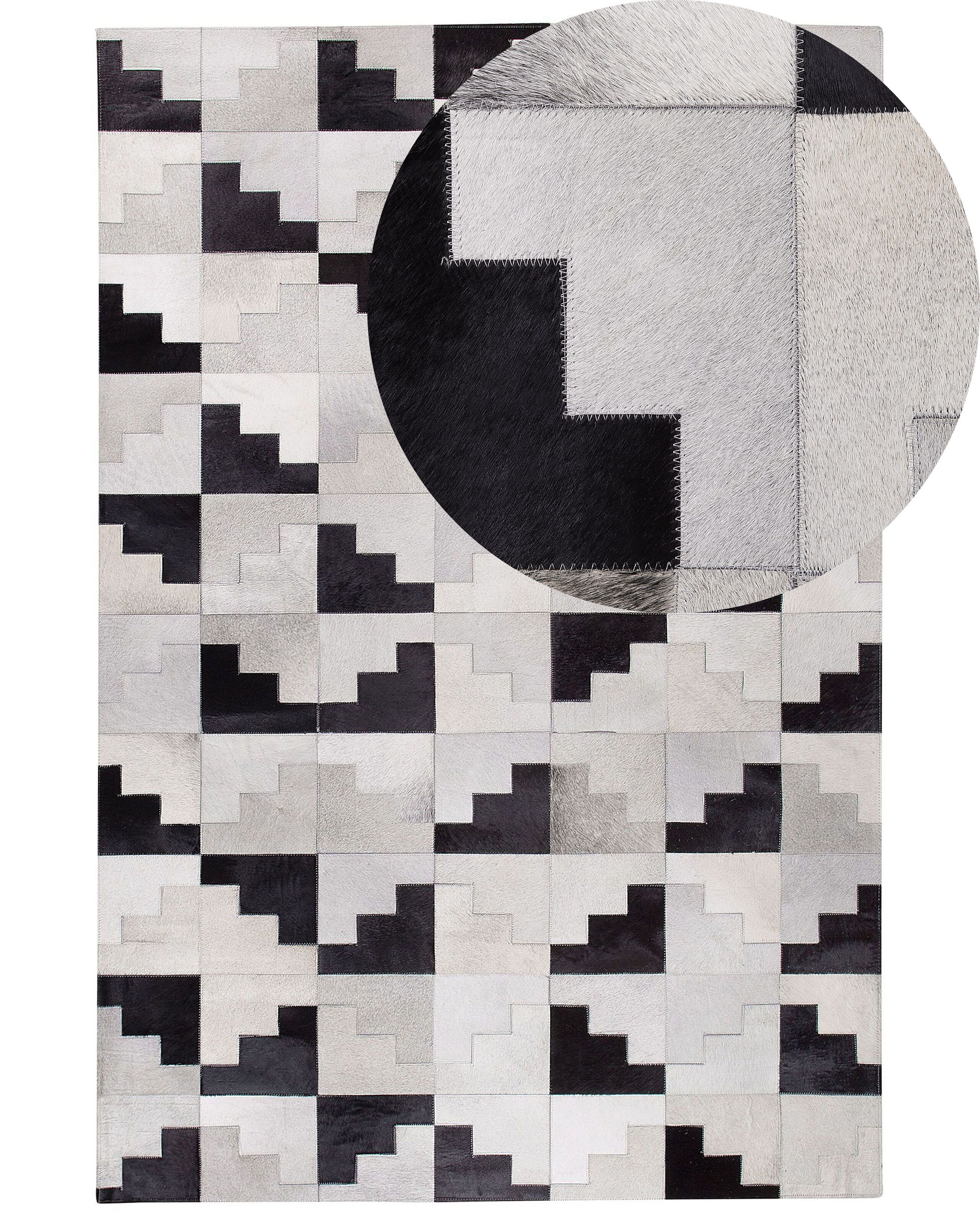 Dywan 160x230 cm geometryczny szary