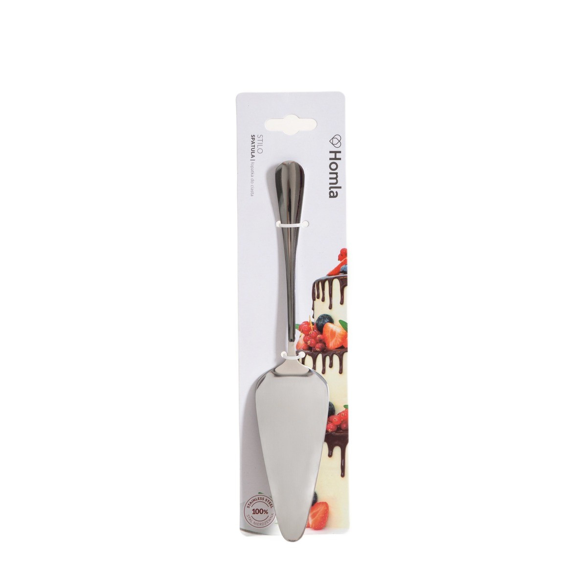 Łopatka STILO srebrna do ciasta 24 cm HOMLA