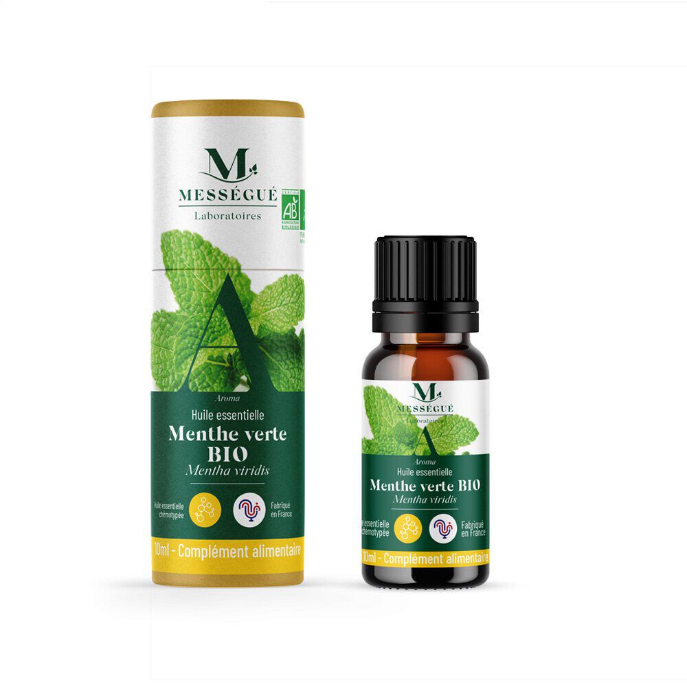 Huile essentielle menthe verte bio Mességué 10ml